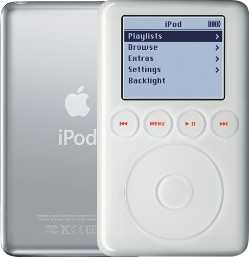 Used 128GB Classic Apple iPod 3rd Generation Refurbished with New Battery (Flash Mod)