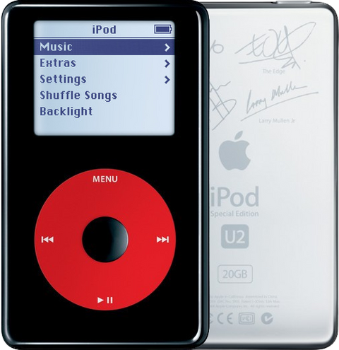 Refurbished iPod 4th Gen (A1059), 20GB U2 Special Edition, M9787LL/A