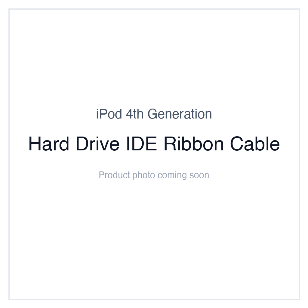 iPod 4G Monochrome — Hard Drive IDE Ribbon Cable