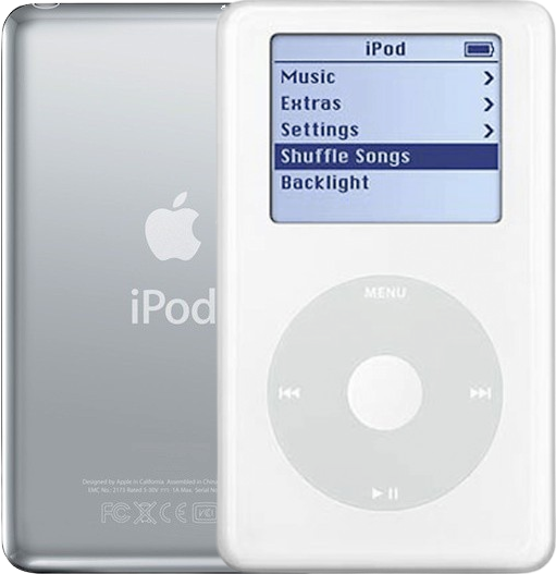 Used 128GB Classic Apple iPod 4th Generation Refurbished with New Battery (Flash Mod)