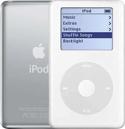 Used 64GB 128GB 256GB Classic Apple iPod 4th Generation Refurbished with New Battery (Flash Mod)