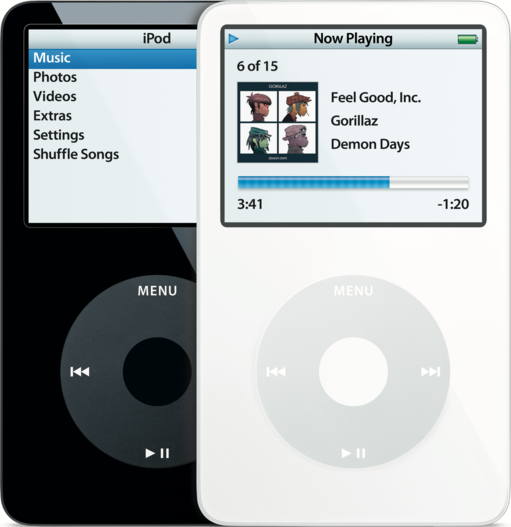 Used Black 30GB Apple iPod Video 5th Generation Refurbished with New Battery (MA146LL/A)