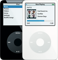 Refurbished iPod Video 5th Gen (A1136), 5.5G Enhanced 30GB Black, MA446LL/A