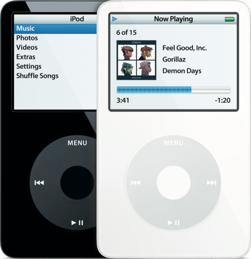 iPod Video 5G — Used iPod Video 5.5G Enhanced 30GB White (MA444LL/A)