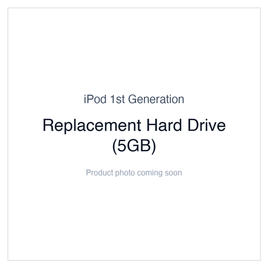 Original iPod 1G — Replacement Hard Drive (5GB)