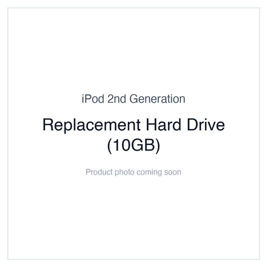 iPod 2G — Replacement Hard Drive (10GB)