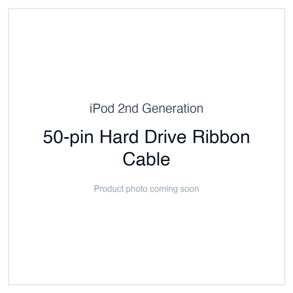 iPod 2G — 50-pin Hard Drive Ribbon Cable