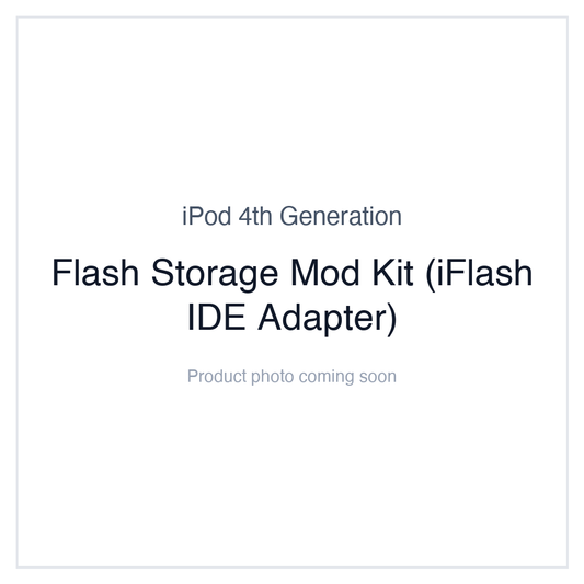iPod 4G Monochrome — Flash Storage Mod Kit (iFlash IDE Adapter)