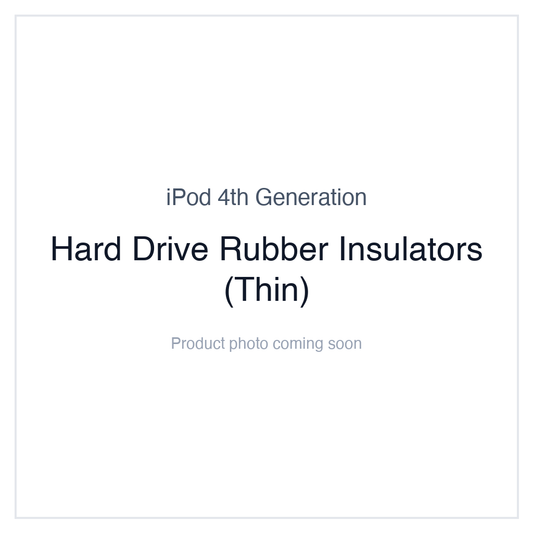iPod 4G Monochrome — Hard Drive Rubber Insulators (Thin)