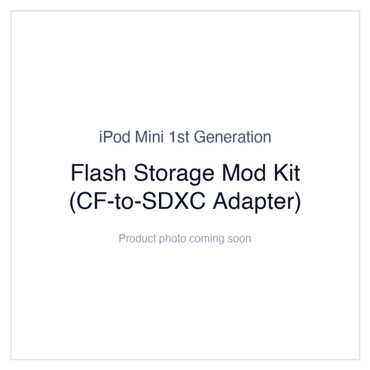 iPod Mini 1G — Flash Storage Mod Kit (CF-to-SDXC Adapter)