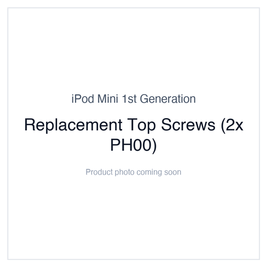 iPod Mini 1G — Replacement Top Screws (2x PH00)