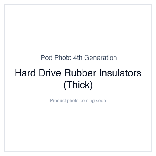 iPod Photo (4th Generation) — Hard Drive Rubber Insulators (Thick)
