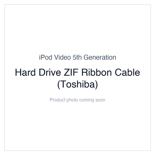 iPod Video 5G — Hard Drive ZIF Ribbon Cable (Toshiba)