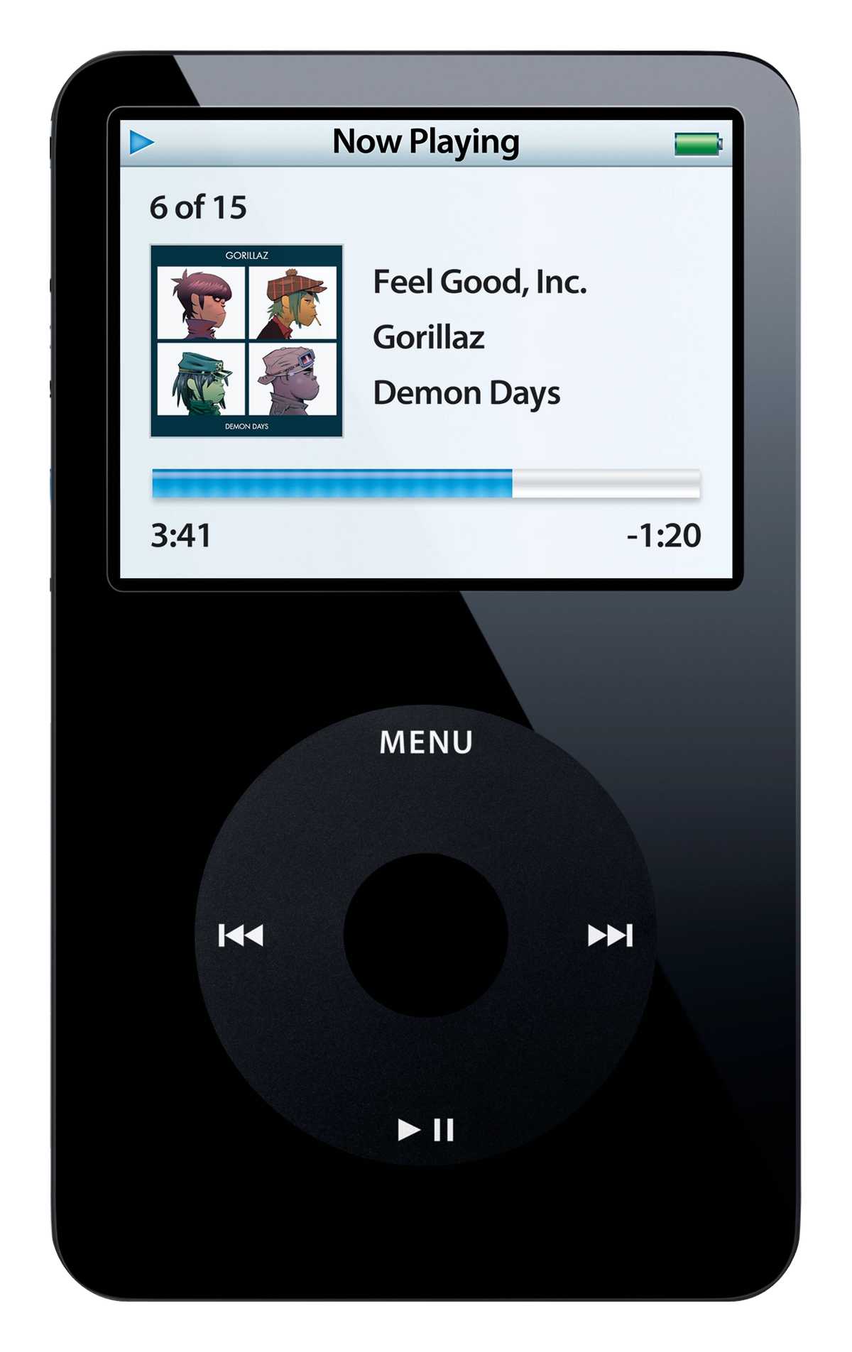 Refurbished iPod Video 5G 30GB Black (illustration)