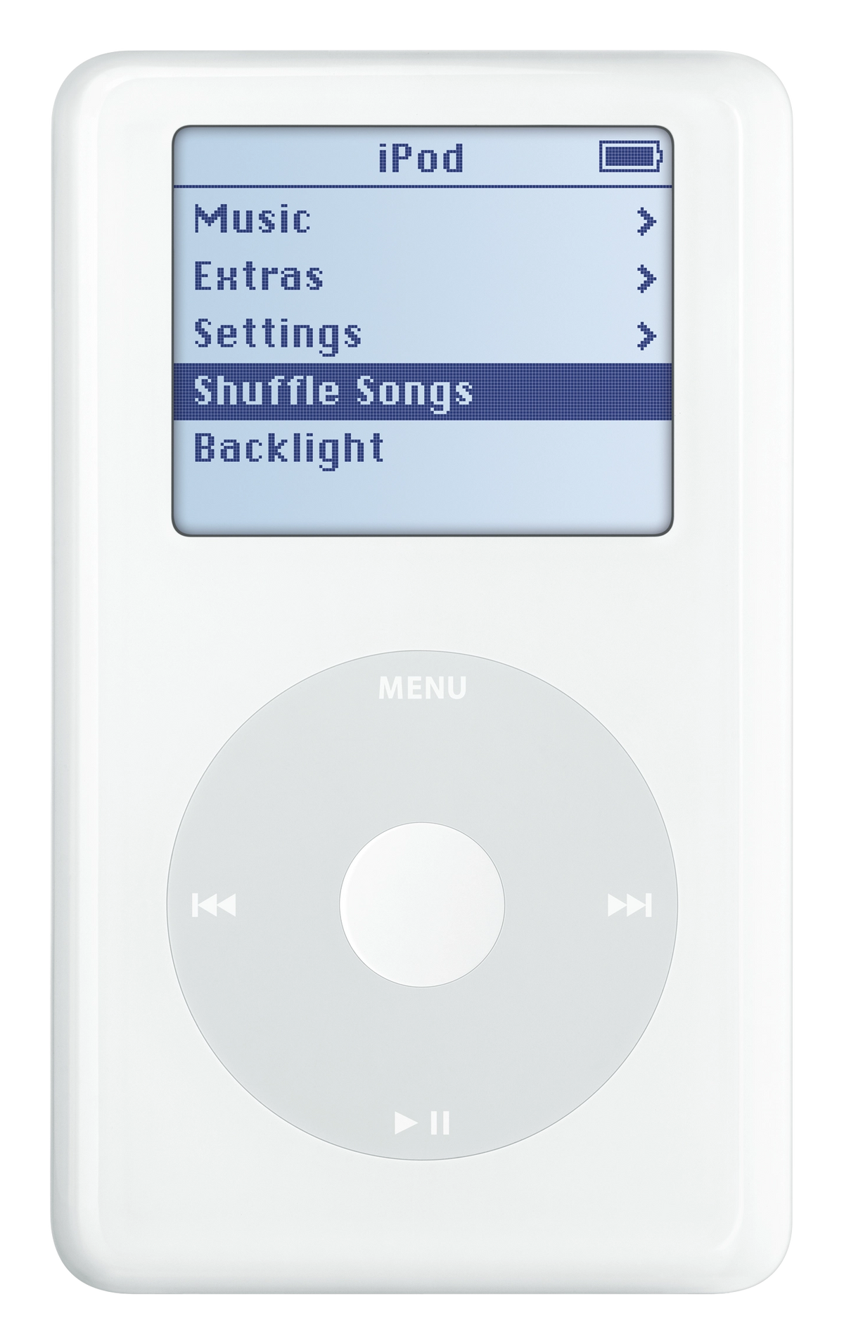 Refurbished iPod 4th Gen Monochrome — 40GB White (illustration)