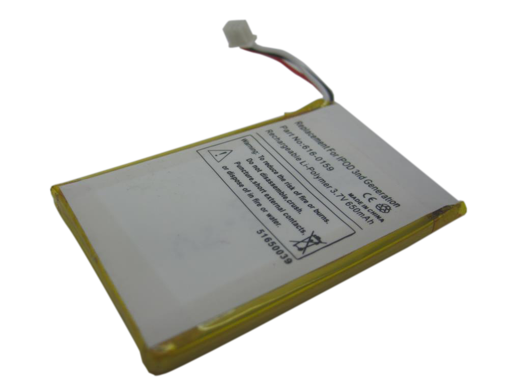 iPod 3G — Replacement Battery (All Capacities)