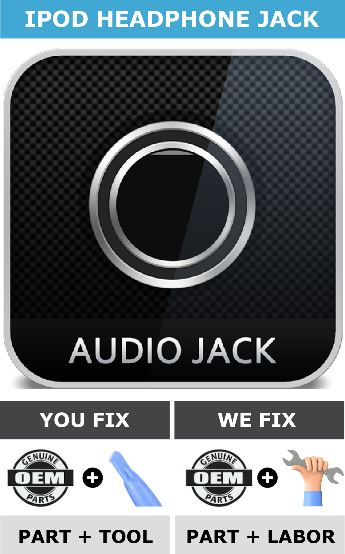 iPod Headphone Jack Repair Service