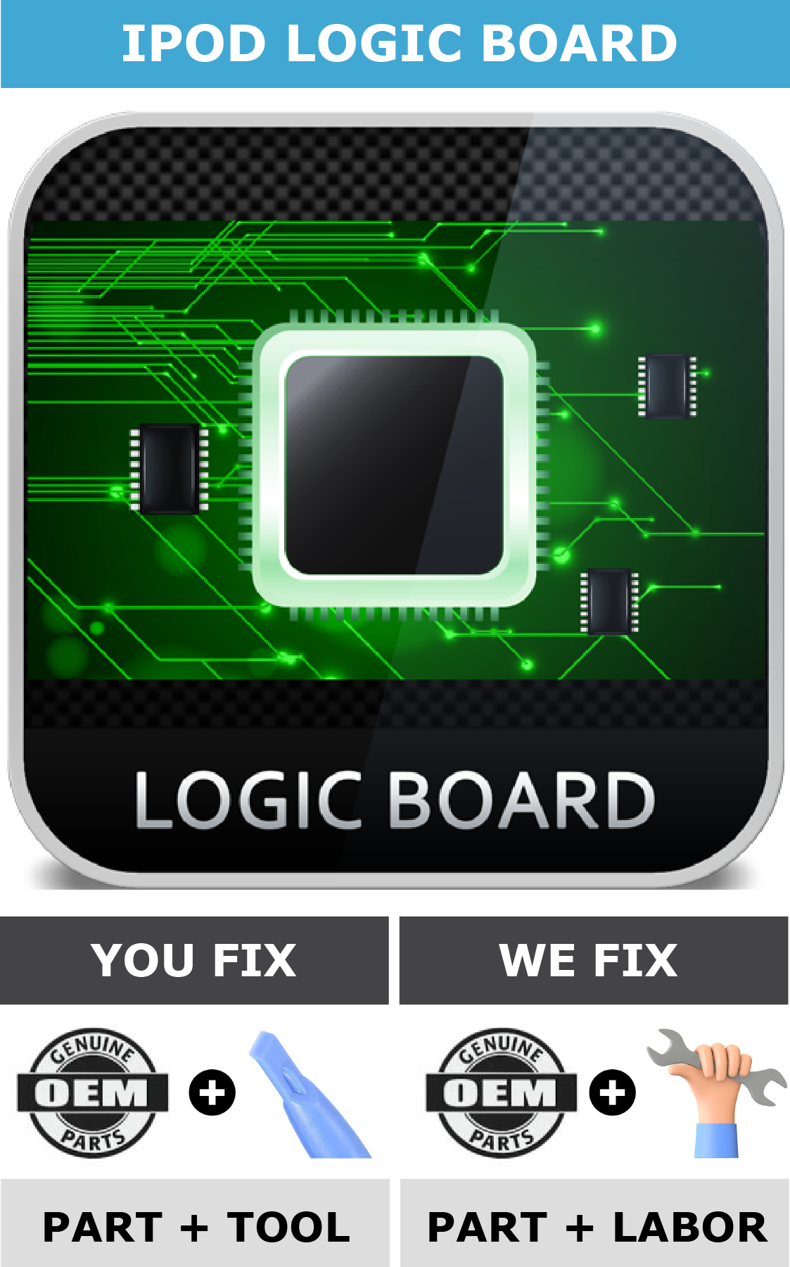 iPod Logic Board Repair Service