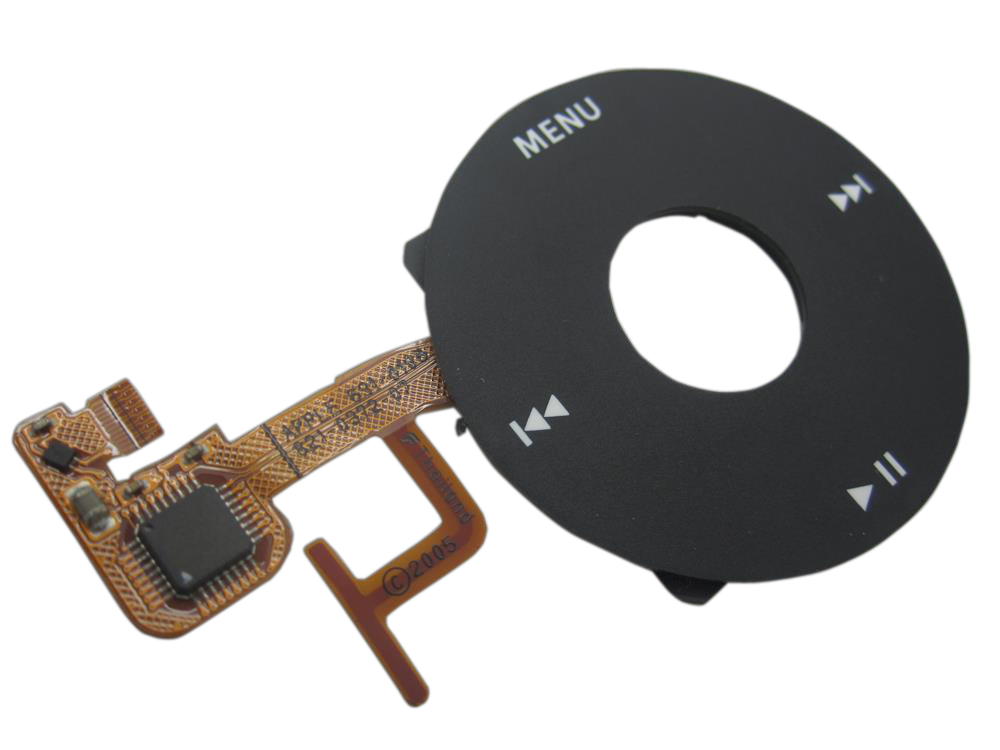 iPod Video 5G — Replacement Click Wheel (Black)